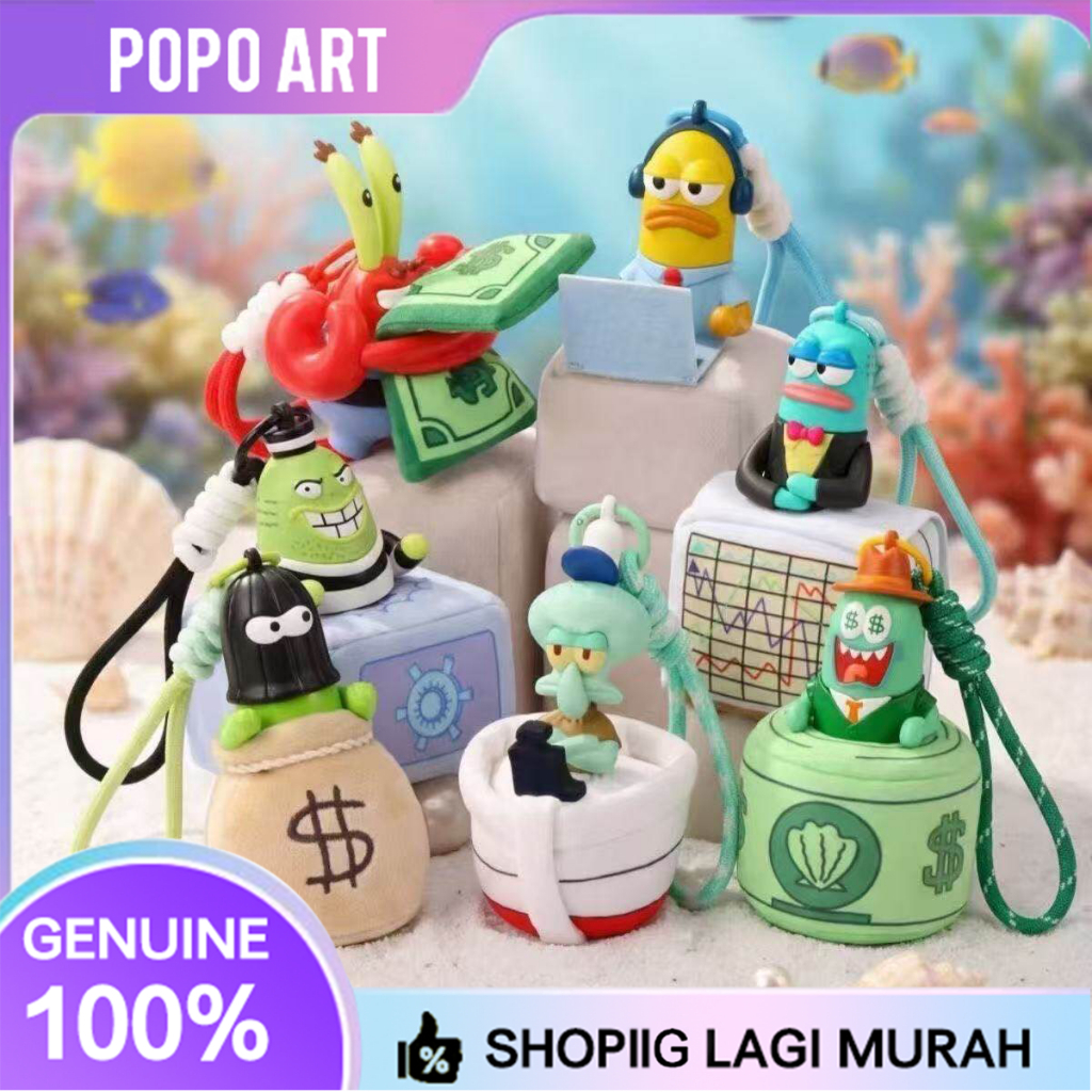 SpongeBob SquarePants รับ Rich Crew กล่องตาบอดตุ๊กตาพวงกุญแจกระเป๋าจี้ ...
