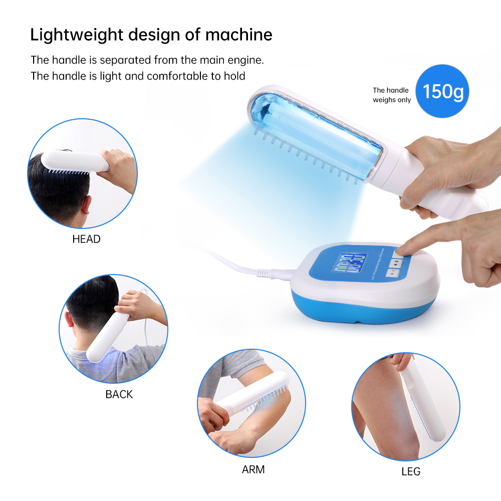 YOUWEMED 311nm Vitiligo Psoriasis UV Phototherapy Instrument Therapy ...