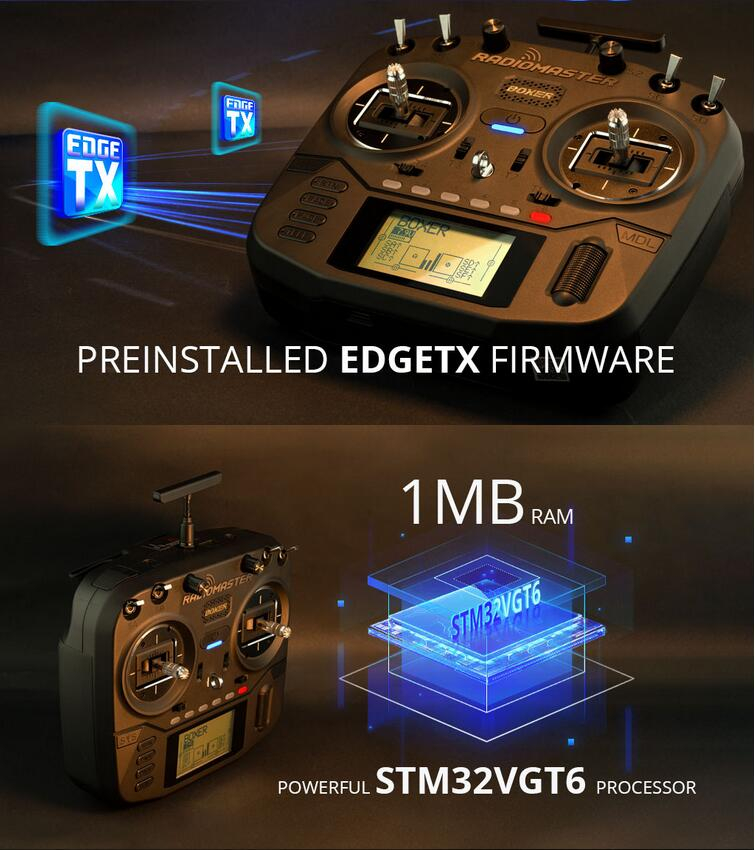 Radiomaster 4in1 รีโมตคอนโทรล 2.4G 16ch ELRS CC2500 รองรับ EDGETX พร้อม ...