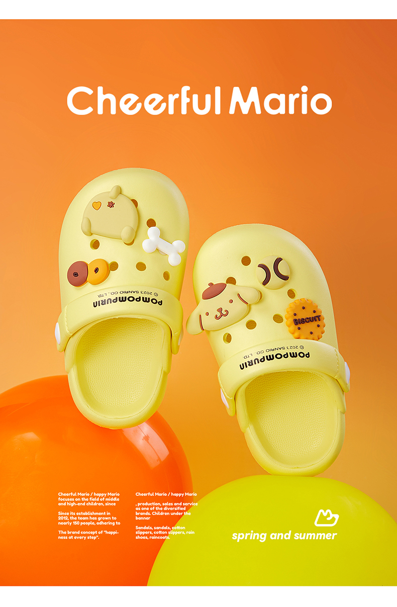 ภาพประกอบของ Cheerful Mario รองเท้าแตะ Crocs Cuhk พื้นนิ่ม กันลื่น เหมาะกับเดินชายหาด แฟชั่นฤดูร้อน สําหรับเด็กผู้ชาย และเด็กผู้หญิง 2023