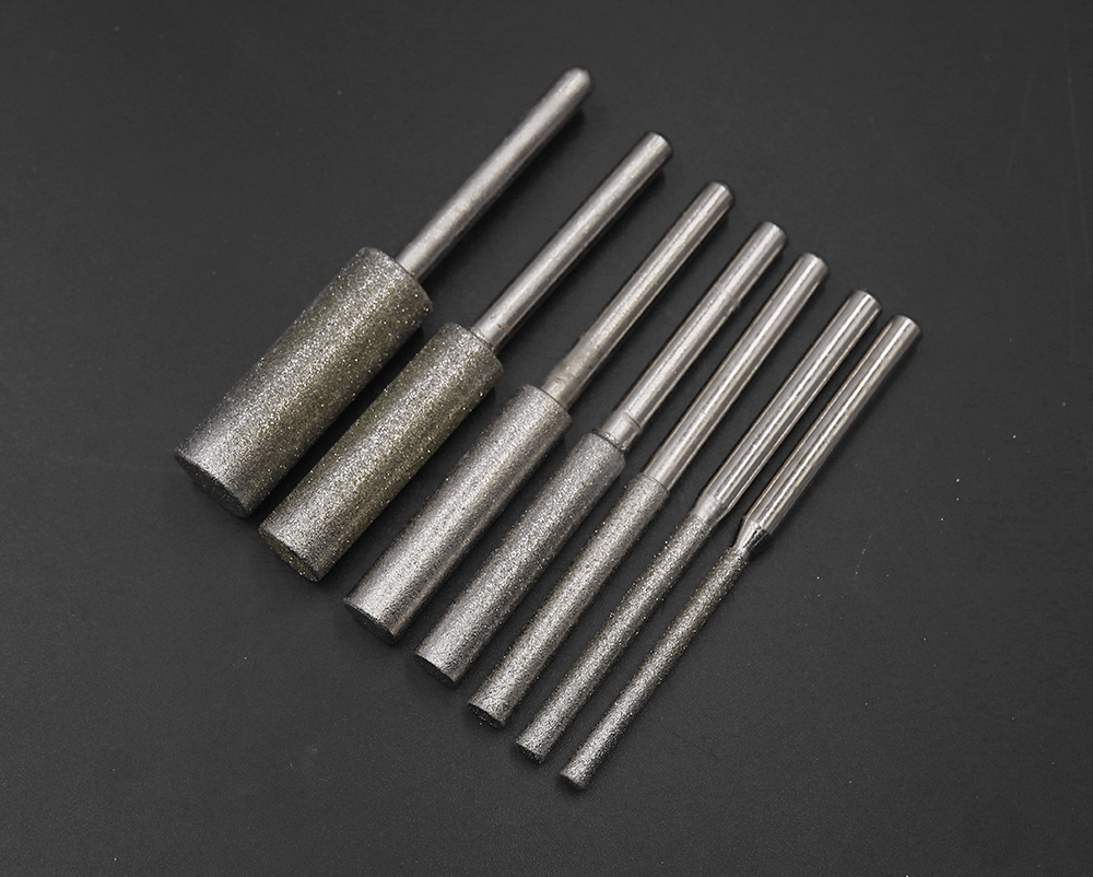 1 ชิ้น 150 ultra-long กระบอก bits 6-25 มม. Emery จุดบดเพชรขัดบิตหยกบด ...