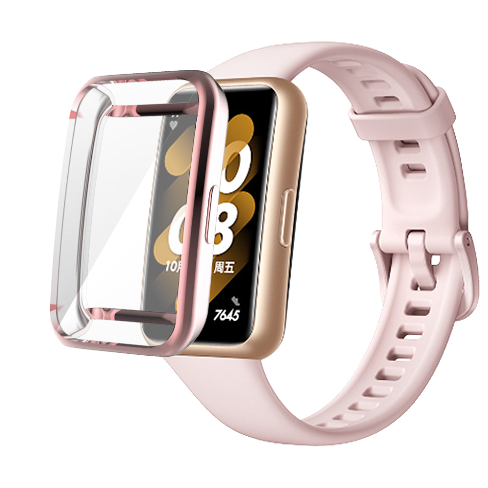 ภาพประกอบของ เคส Huawei Band 7 6 เคสใส TPU นิ่มคลุมหน้าจอ สำหรับ Huawei Watch Fit New นาฬิกาสมาร์ท Smart Watch Case