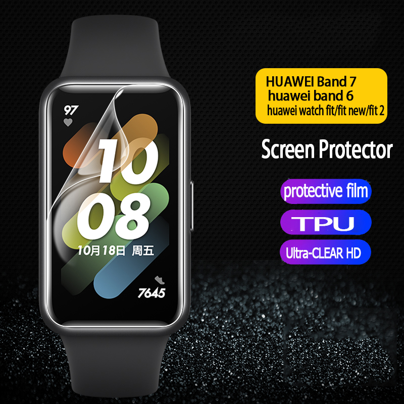 คำอธิบายเพิ่มเติมเกี่ยวกับ ฟิล์ม Huawei Band 7 ฟิลม์ใสกันรอยหน้าจอ สำหรับ Huawei Watch Fit Band 6 7 นาฬิกาสมาร์ท Smart Watch Film