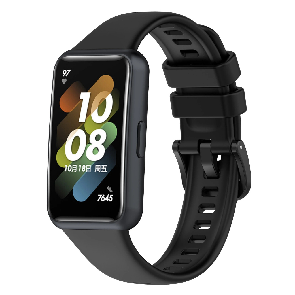 รูปภาพรายละเอียดของ สาย Huawei Band 7 Watch Fit new สายนาฬิกาข้อมือซิลิโคน สําหรับ huawei band 7 watch fit watch fit new สาย นาฬิกาสมาร์ท