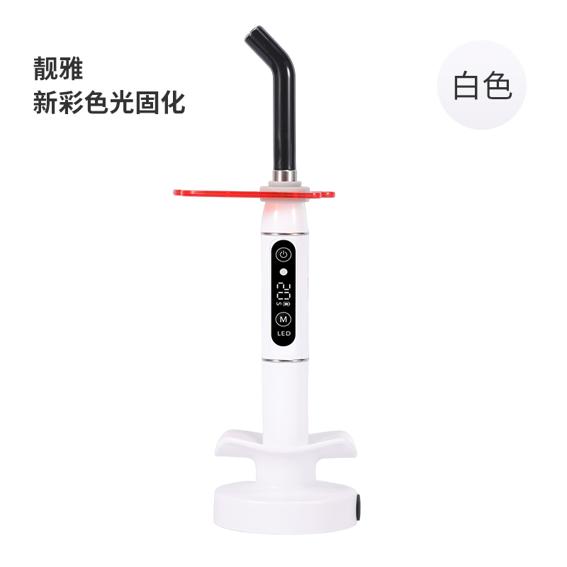 ลองดูภาพสินค้า Dental 10W Wireless Cordless LED Curing Light Lamp Machine 2000MW US