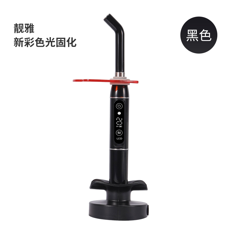 ลองดูภาพสินค้า Dental 10W Wireless Cordless LED Curing Light Lamp Machine 2000MW US