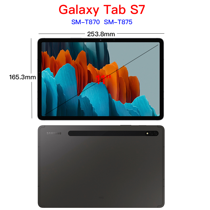 ภาพประกอบของ เคส Samsung Galaxy Tab S8 S8+ S7 Tab S7+ plus FE SM T870 T875 T970 T975 X800 X806 X700 X706  เคสแท็บเล็ต แบบแม่เหล็ก ตั้งได้ สําหรับตั้งหลับ