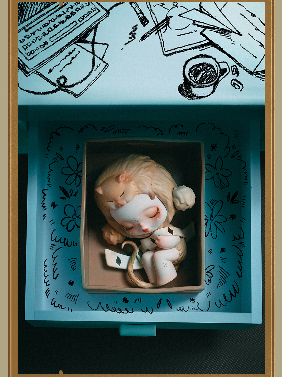 รูปภาพรายละเอียดของ กล่องสุ่ม POP MART SKULLPANDA Everyday Wonderland Series