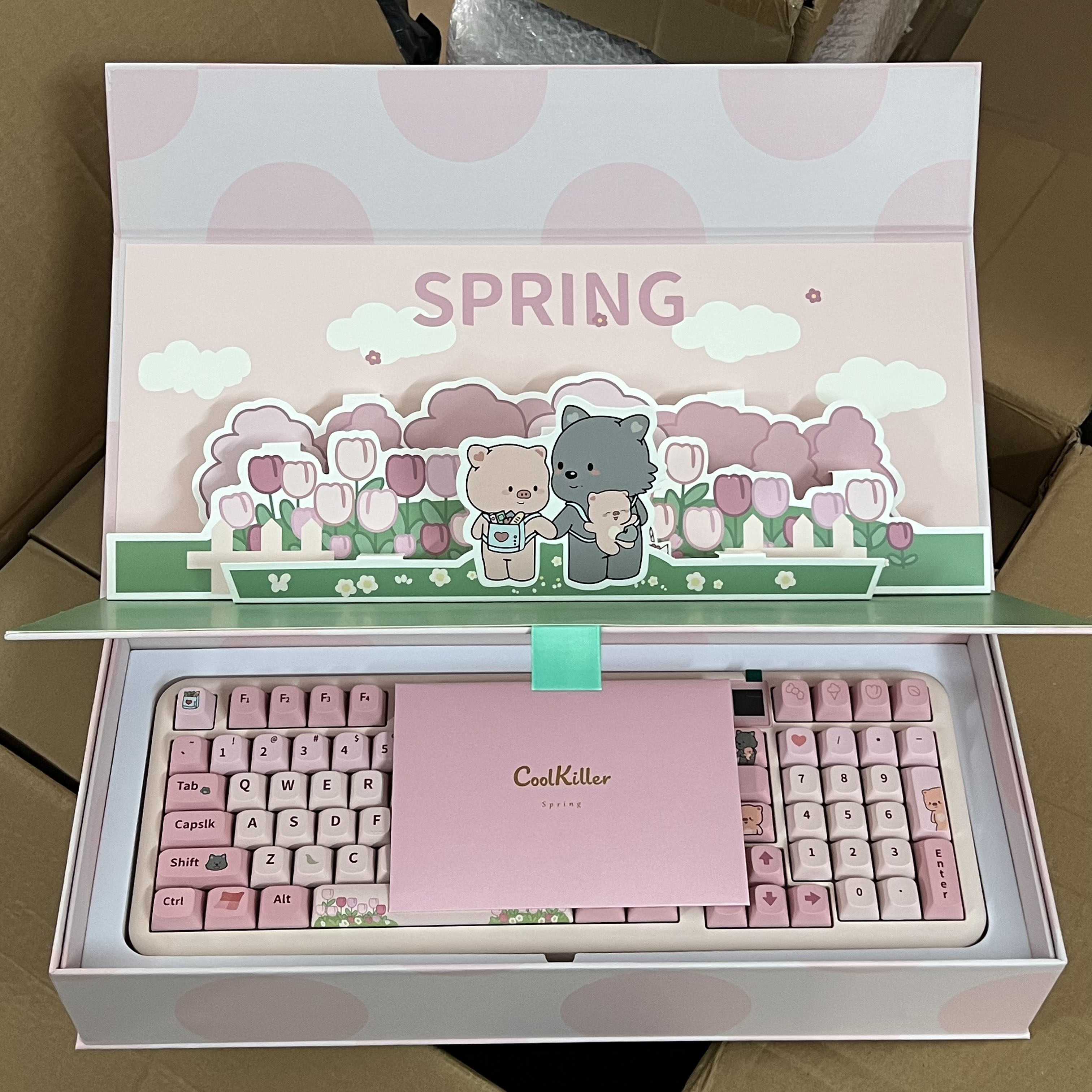 【Available in stock】Coolkiller spring Mechanical Keyboard Wireless ...