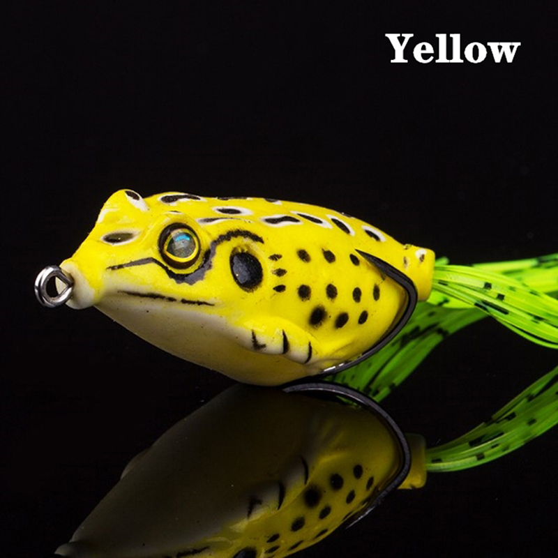 FSTH Fishing Soft Faux Frog Cranks Lure เหยื่อตกปลา | Shopee Thailand