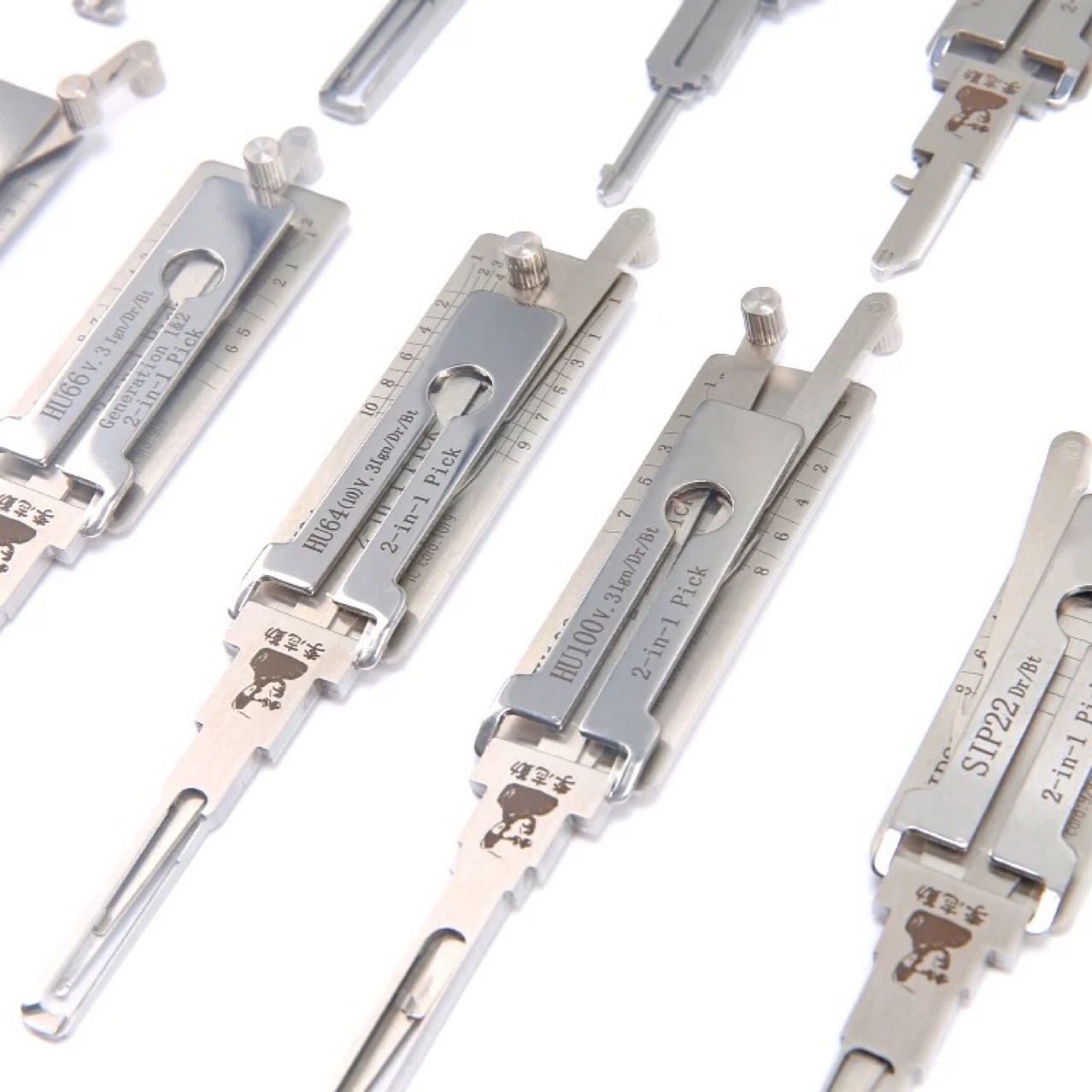 1/เครื่องมือ SS002 SS001 SC1 KW1 KW5 SC4 R52 2In1 Lishi เครื่องมือ ...