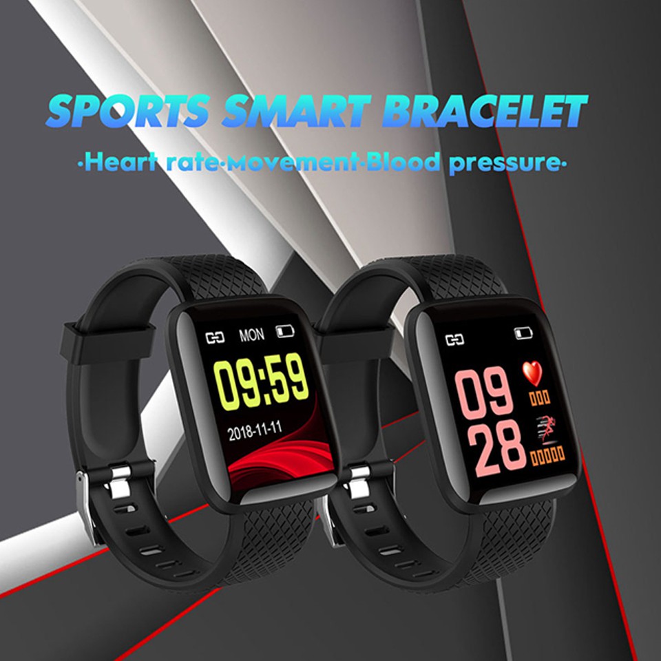 จัดส่งในไทย Smartwatch 116 Plus / D13 สมาร์ทวอทช์ สมาร์ทวอทช์ ฟิตเนส ...