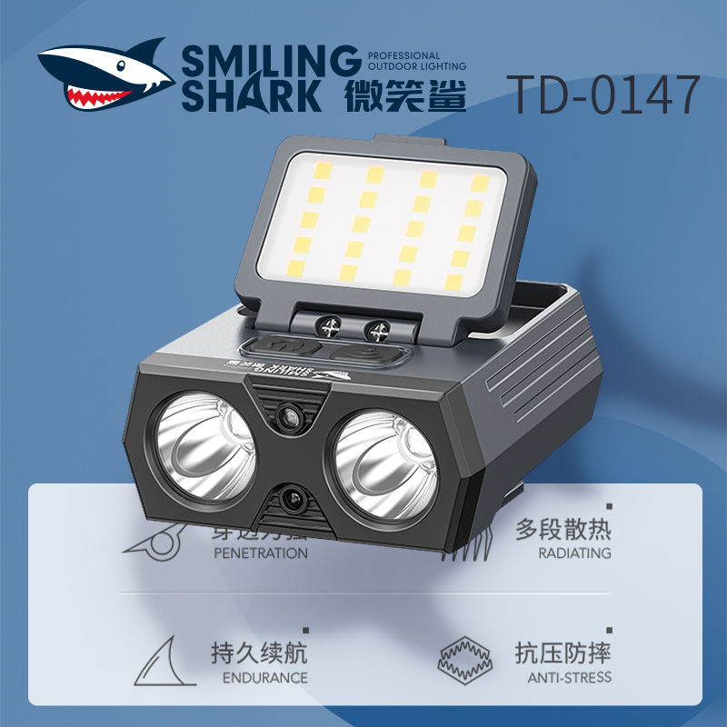 Smilingshark TD0147 ไฟคาดหัว ไฟหน้า LED แบบพกพา ไฟหน้าขนาดเล็ก ไฟ ...