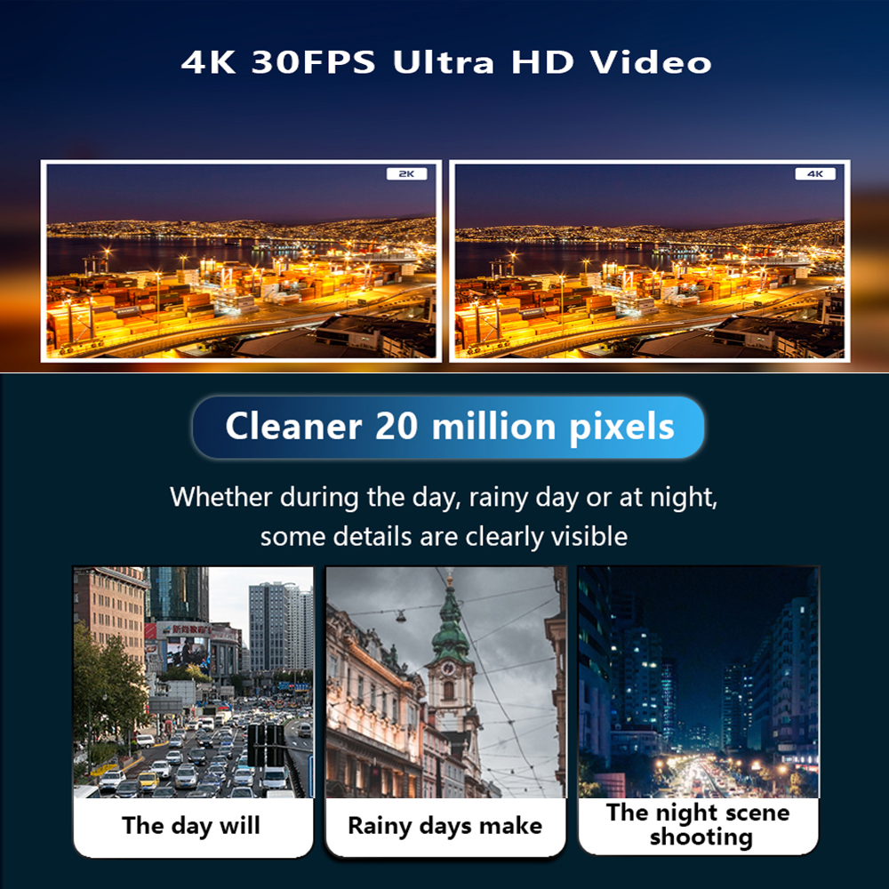 SJCAM A50 Body Camera กล้องติดตัว แบตเตอรี่ 2250mAh บันทึกต่อเนื่อง 7.5 ชั่วโมง 4K / 30FPS