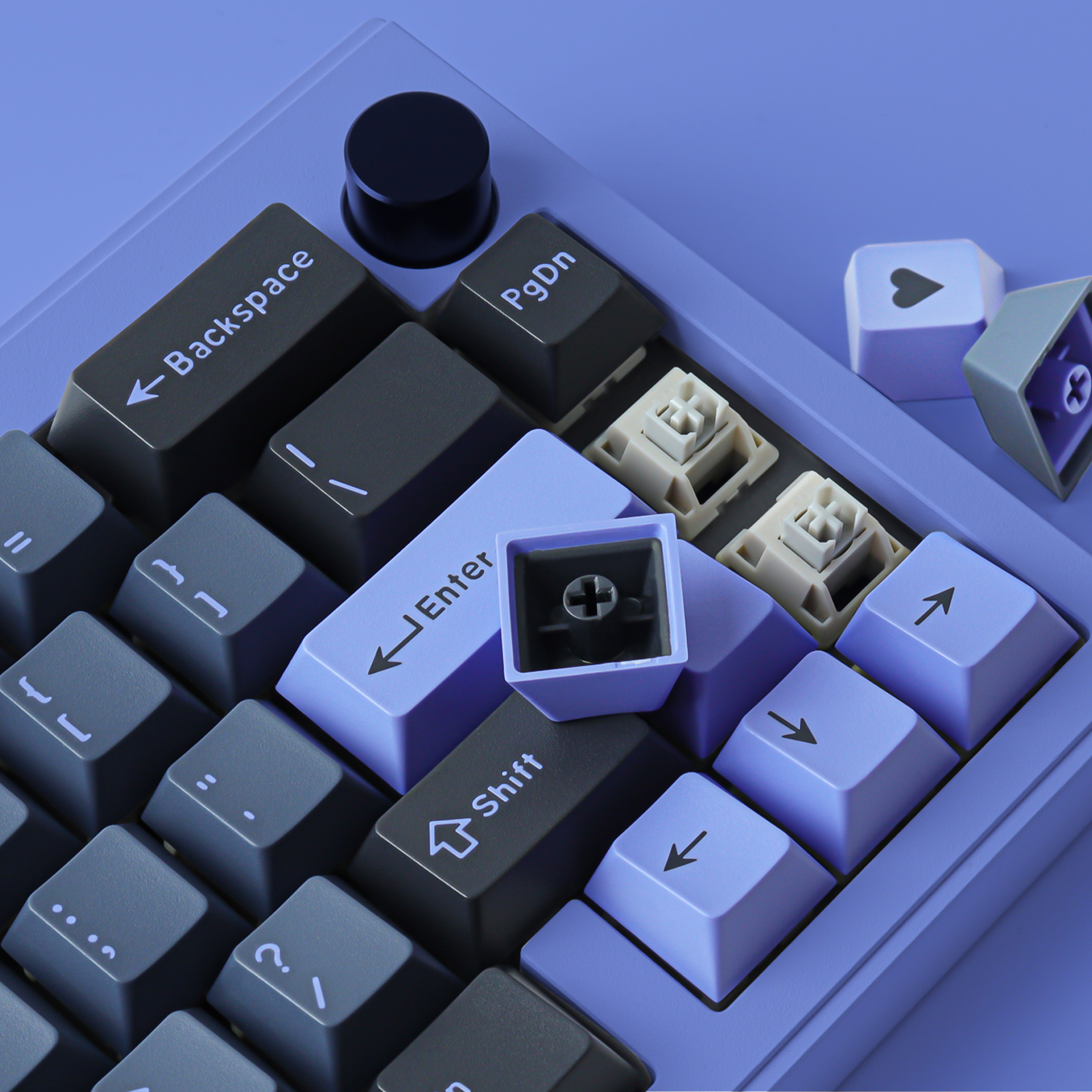 GMK Night Shadow Keycaps 173 ปุ่ม ABS Double Shot Cherry Profile ...