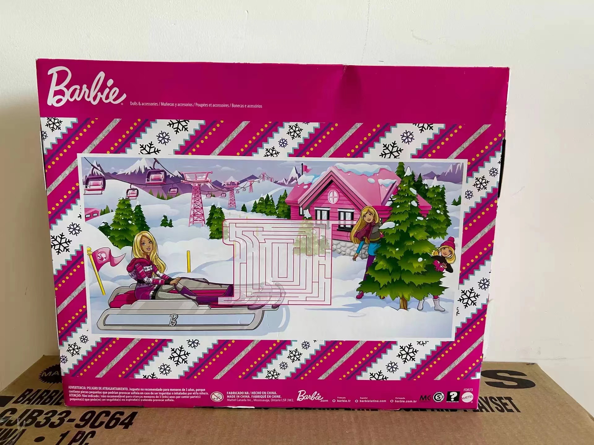 Barbie sisters snow fun gift set deals