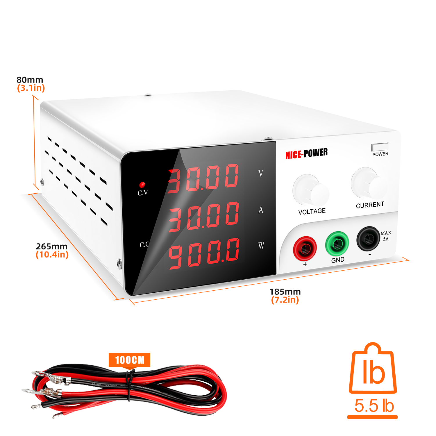 Nice-power เครื่องจ่ายไฟ DC Power Supply 30V 60V 10A 20A 30A R-SPS3020 ...