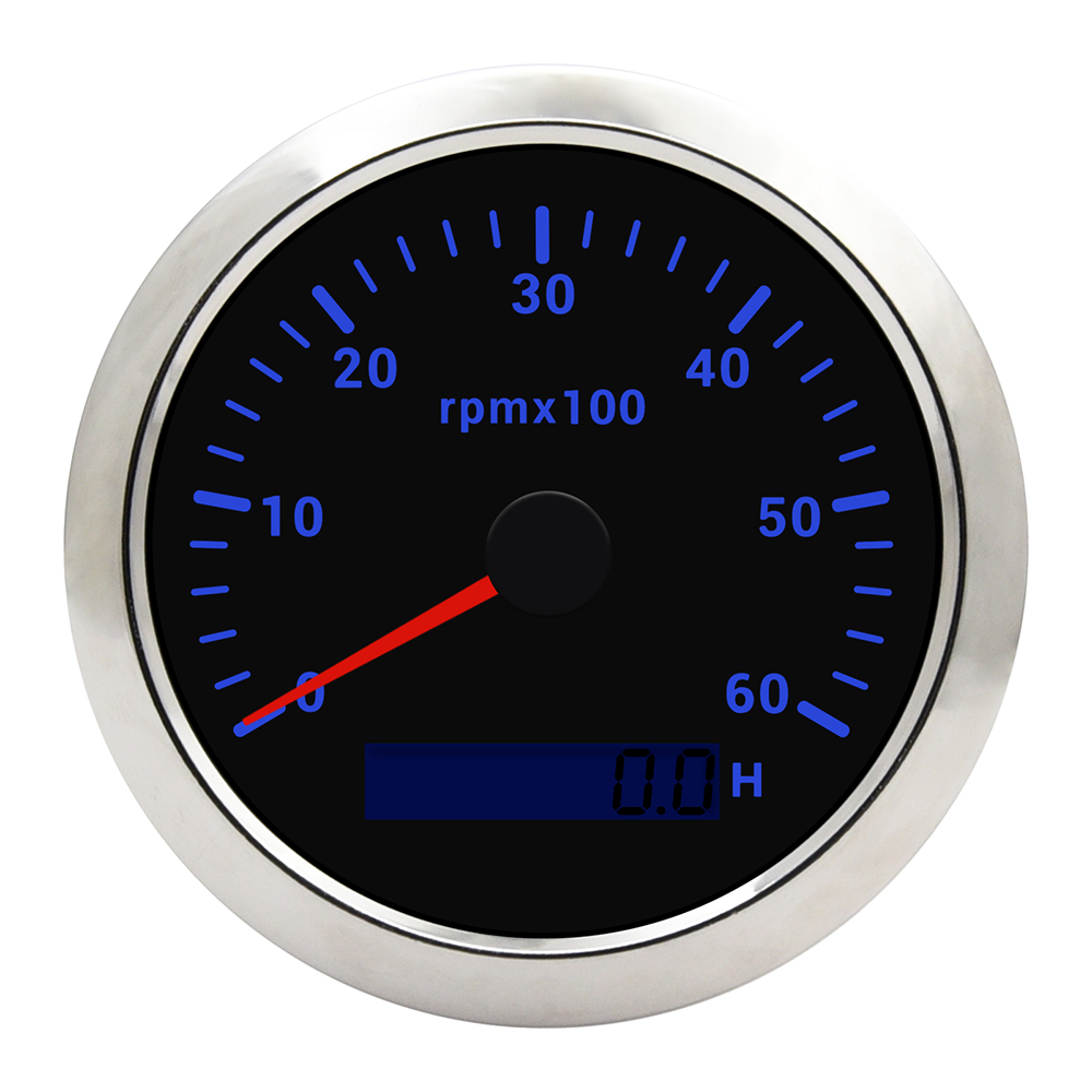3000/4000/6000rpm 85 มม.เครื่องวัดวามเร็วRPM Gauge REV Counter พร้อม ...