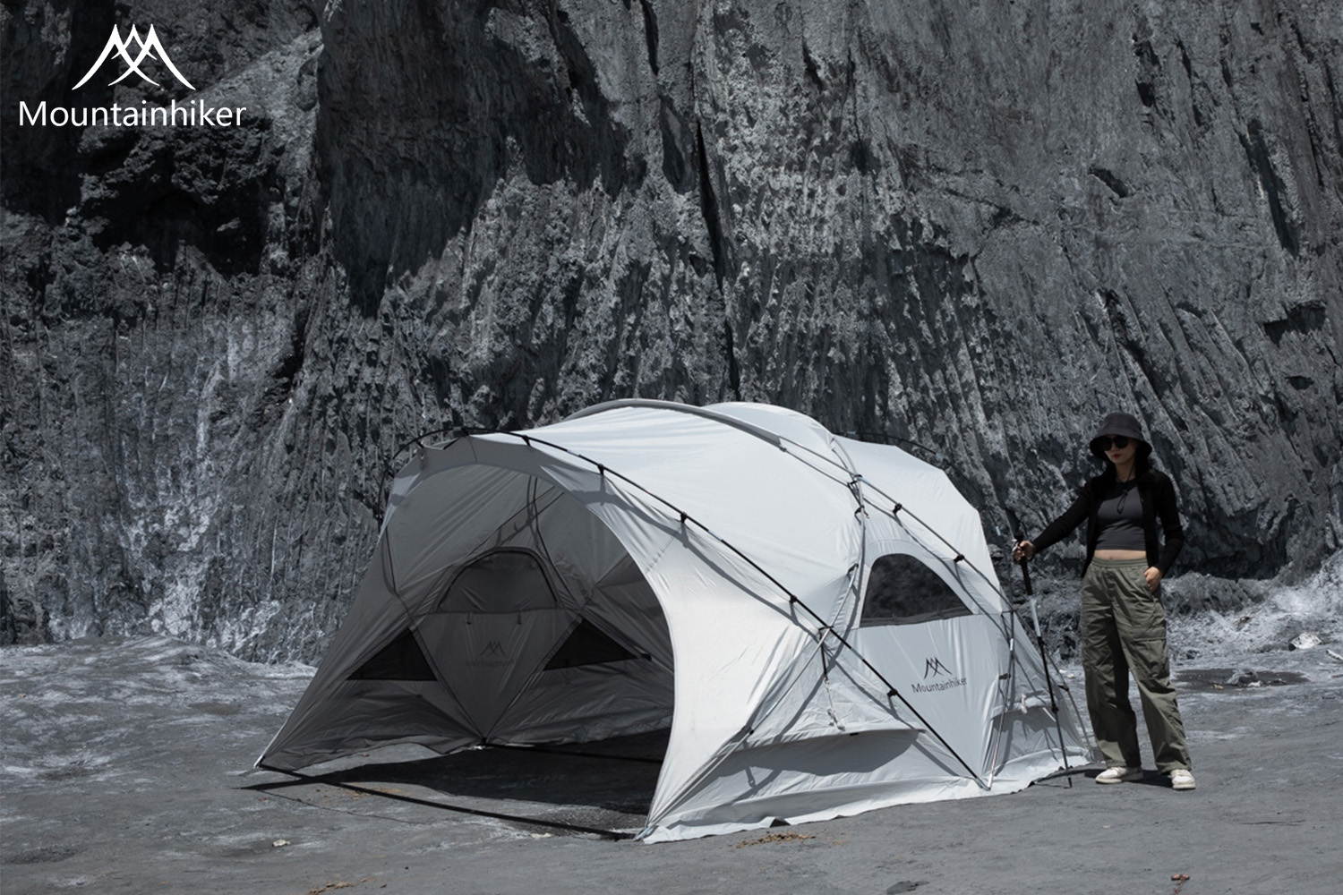 Mountainhiker เต็นท์อัตโนมัติ สําหรับ 8-10 คน กันน้ำ สนาม นอน สนามเดินป่า