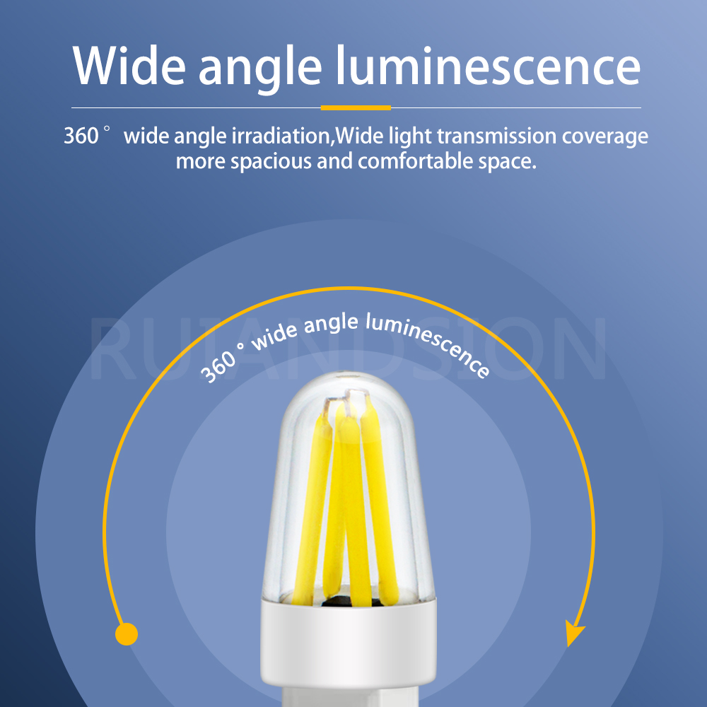 Ruiandsion 2W 4W E14 G9 หลอดไฟ LED 4 ดวง หรี่แสงได้ 220-240V 2700K สี ...