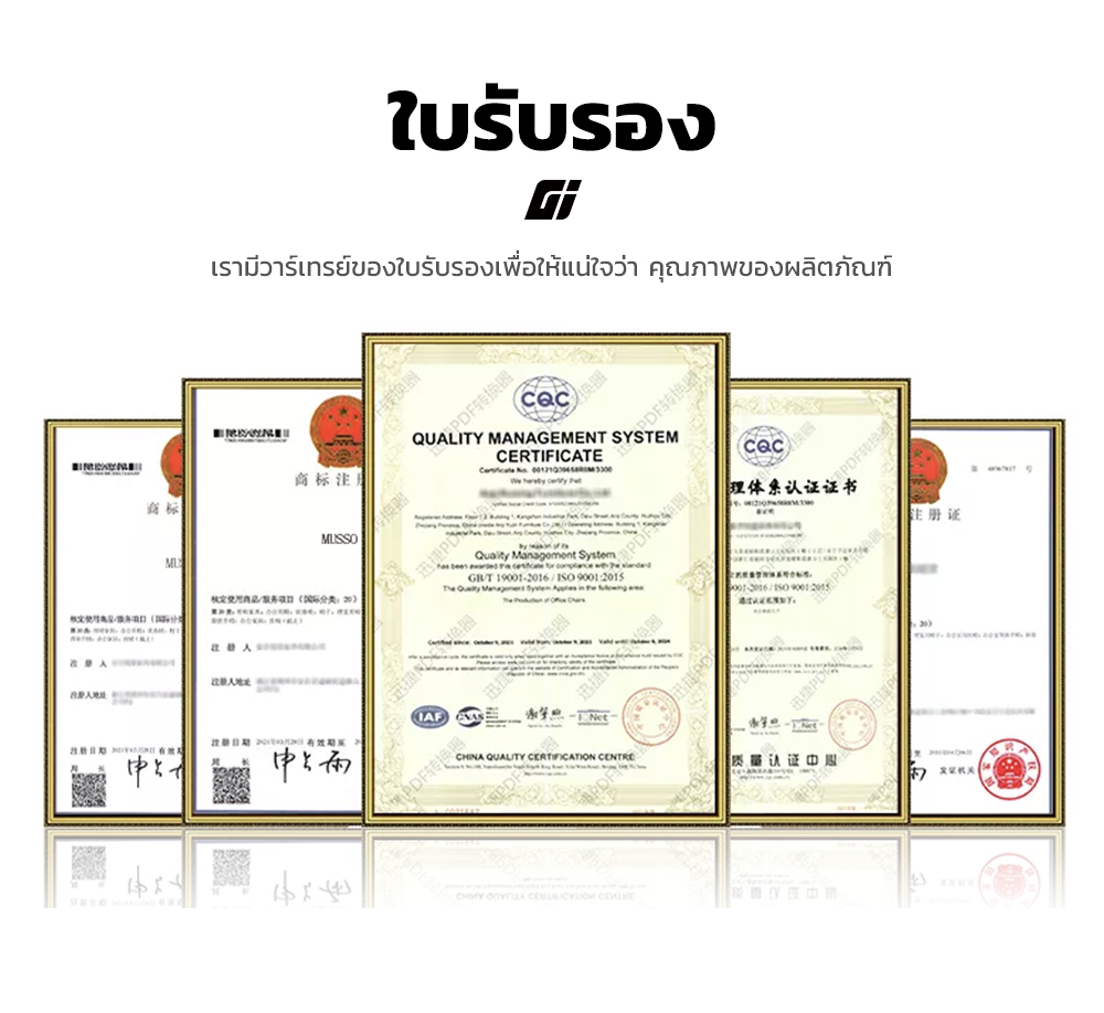 MUSSO รุ่น GIANT XL เก้าอี้สีดำ เก้าอี้สีเทา เก้าอี้เกมมิ่ง 4D ที่พักแขน ปรับได้ เมมโมรี่โฟม พนักพิงศีรษะ และหมอนรองเอว เก้าอี้สํานักงาน เก้าอี้เบาะผ้า