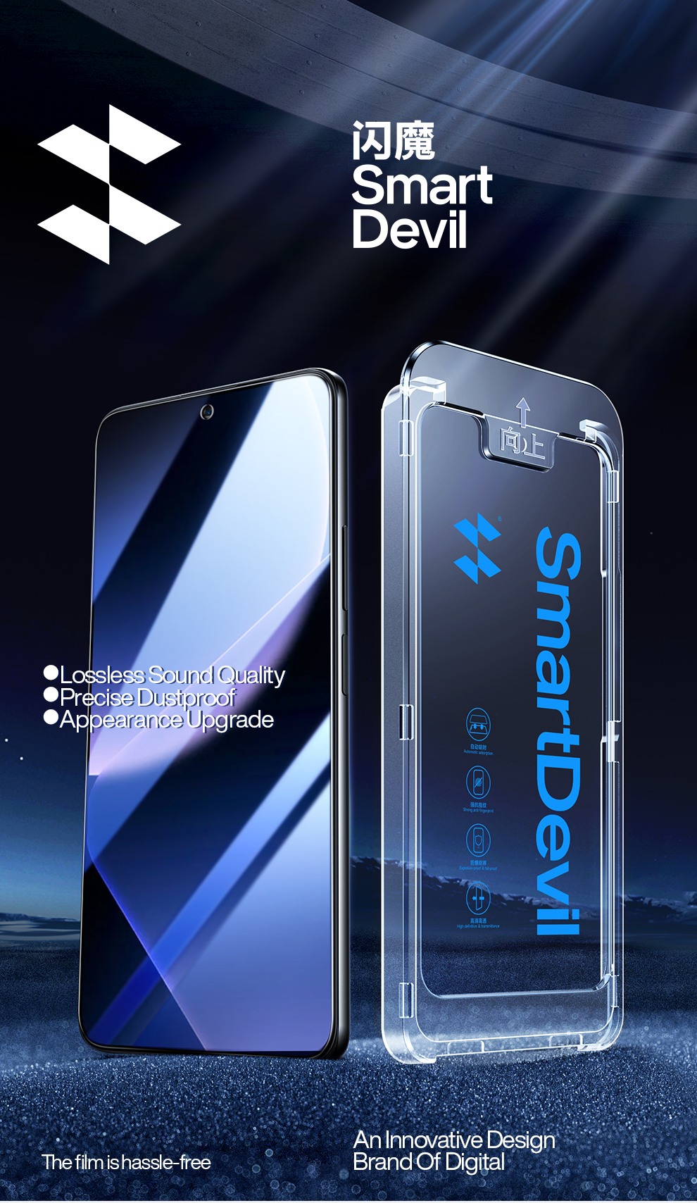SmartDevil Quick ติดตั้งกระจกนิรภัยสําหรับ Xiaomi 15T/15T Pro/14/15/13T ...
