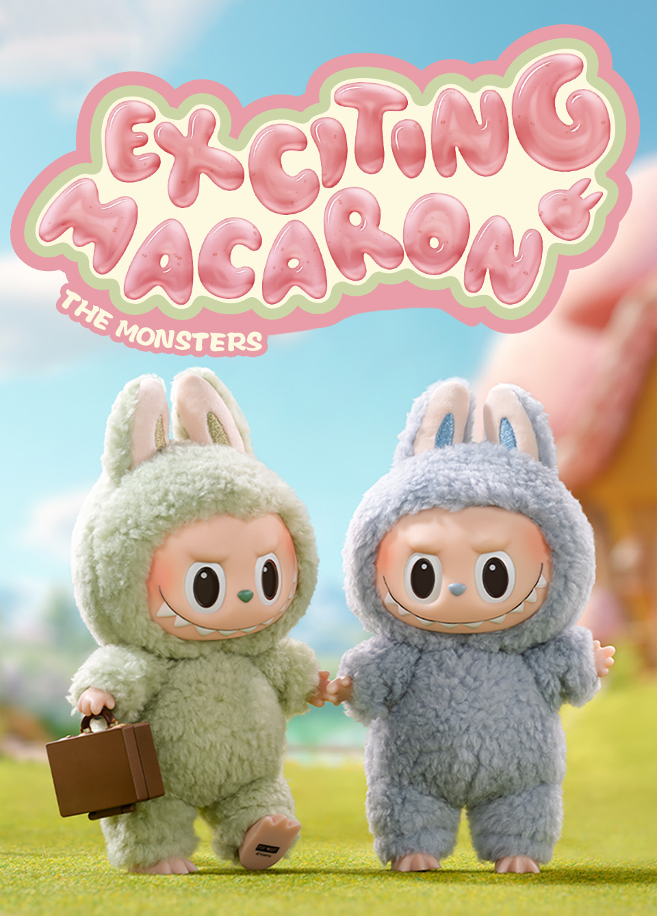 特撮 POP MART THE MONSTERS Exciting Macaron POP MART THE MONSTERS - Exciting Macaron - Green Grape (Open