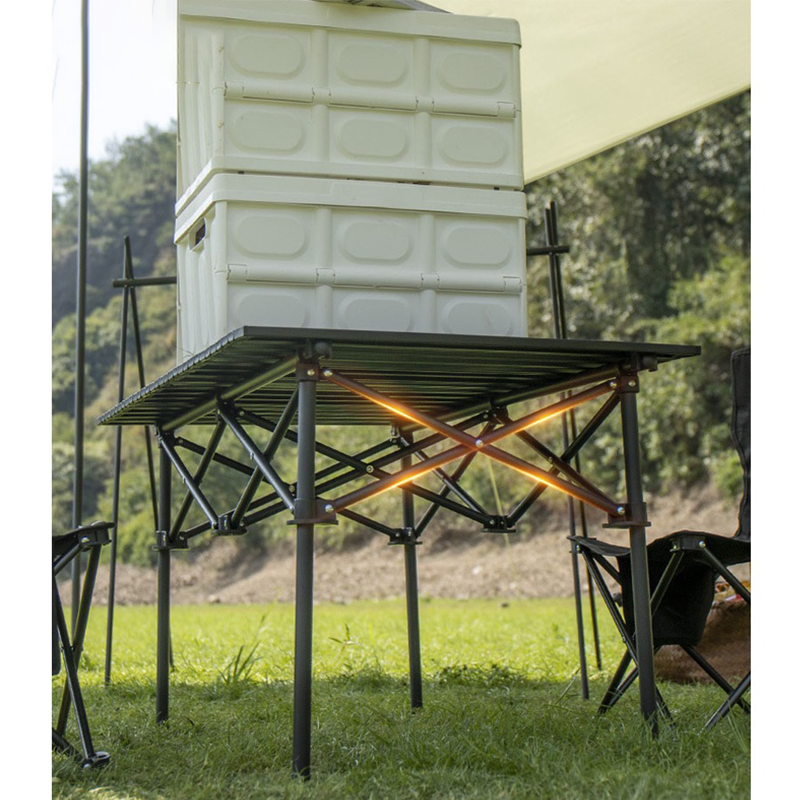 พร้อมส่ง โต๊ะพับได้ โต๊ะพับแคมป์ปิ้ง Folding table แบบพกพา อลูมิเนียม ...