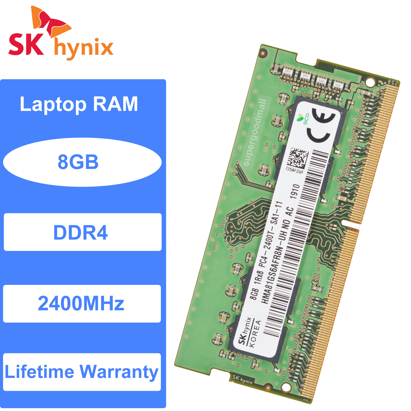 SK hynix 8GB DDR4 ノートPCメモリ ×八枚 【公式通販】