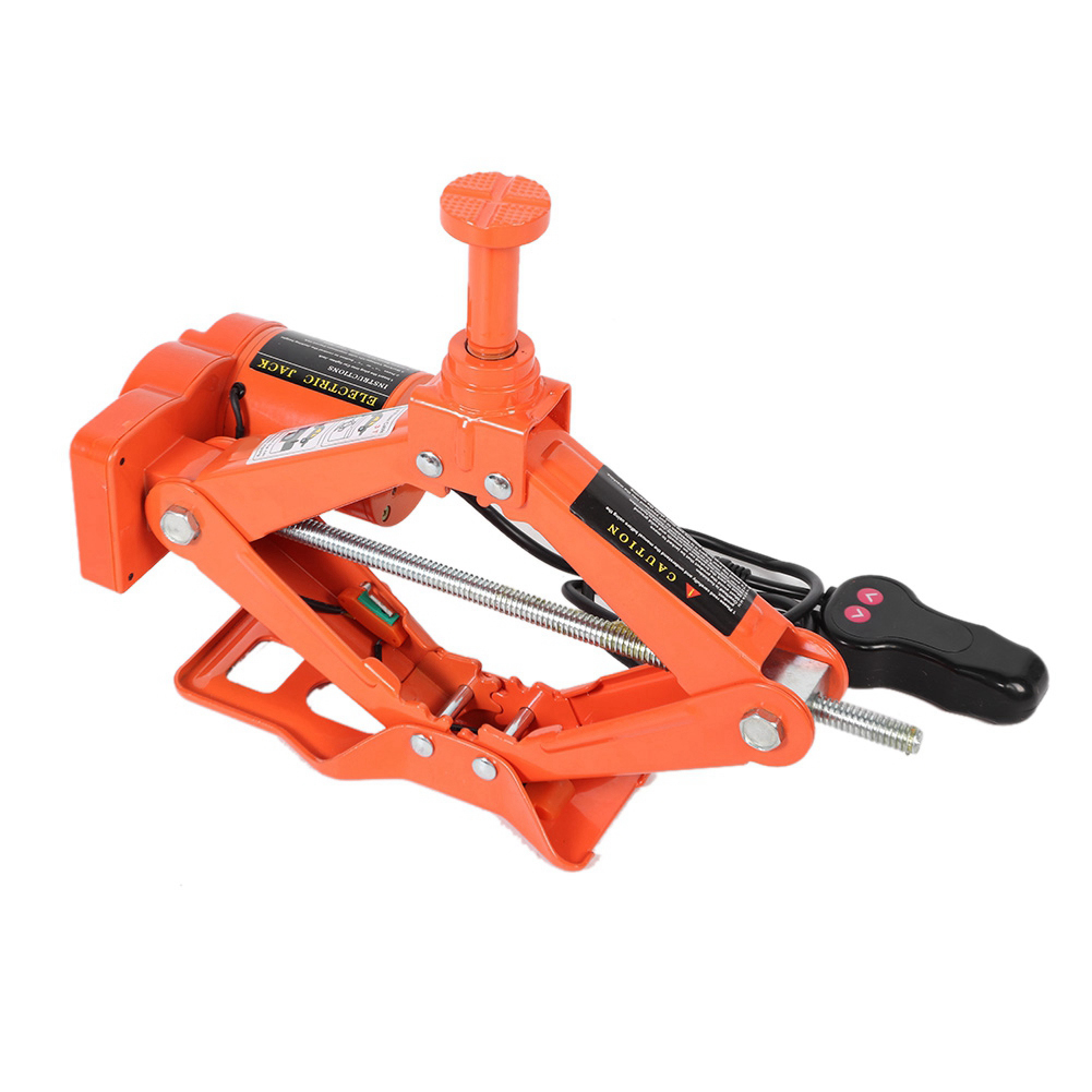 ALABAMAR 12V 3 Tons 42CM Electric Scissor Jack Inflatable Pump Vehicle ...