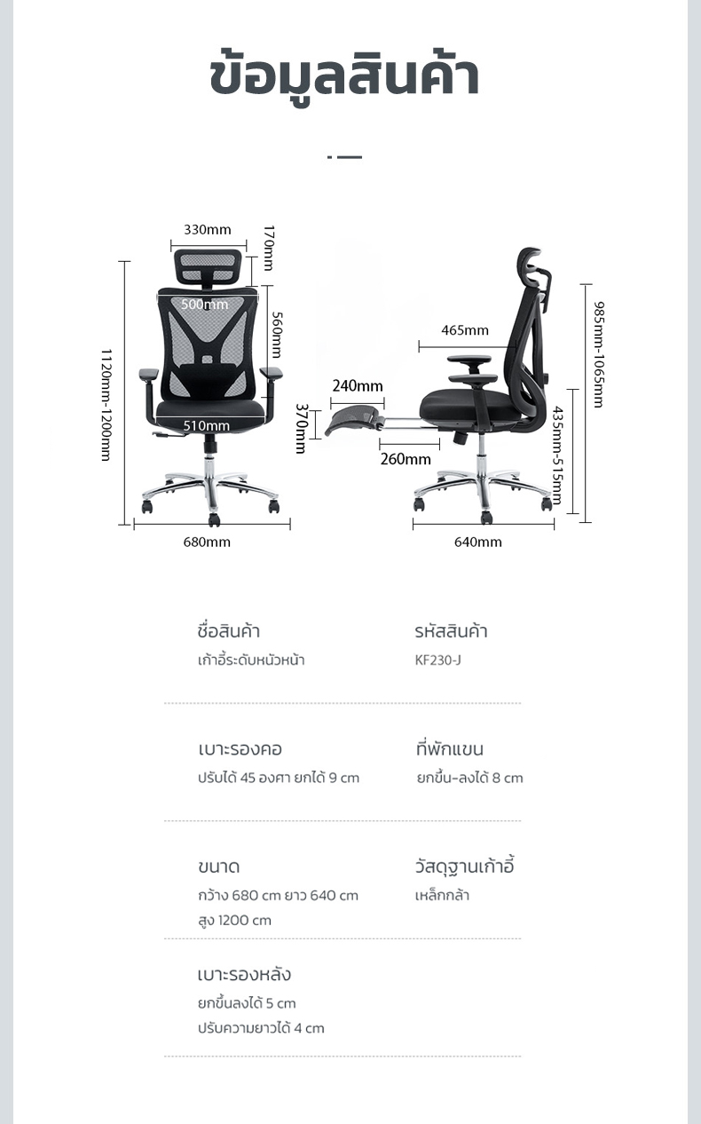 Deli เก้าอี้ทำงานเพื่อสุขภาพ นุ่มสบาย ตามหลักสรีระศาสตร์ Ergonomic ระบายอากาศดีเยี่ยม เก้าอี้สีดำ เก้าอี้สำนักงาน เก้าอี้เพื่อสุขภาพ พนักพิงปรับเอนได้ มีที่พักขา รองรับทุกสรีระ Office Chair