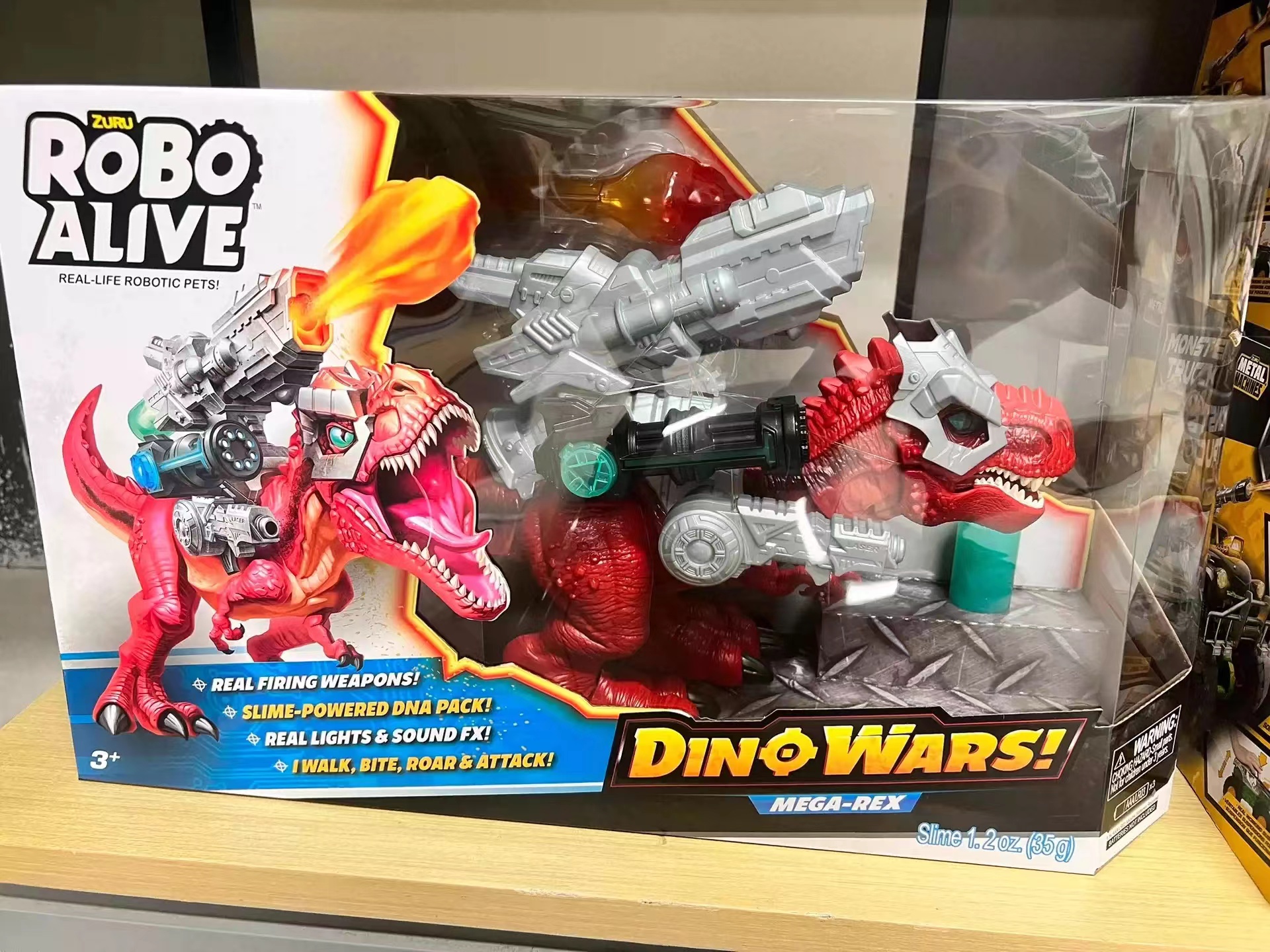 Robo Alive Dino Wars Mega-Rex โดย ZURU ไดโนเสาร์ Battle สมจริง T-Rex ...