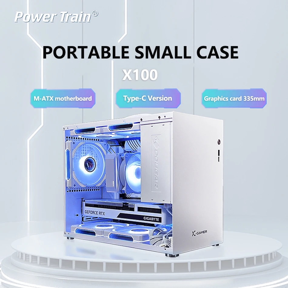 เมนบอร์ดพาวเวอร์ซัพพลาย X100 Mini-ITX MATX USB3.0 Type-C ขนาดเล็ก แบบ ...