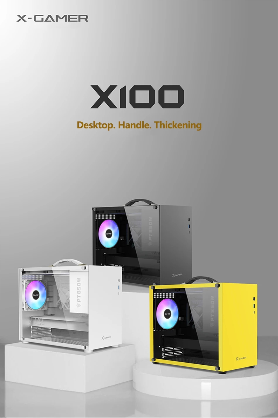 เมนบอร์ดพาวเวอร์ซัพพลาย X100 Mini-ITX MATX USB3.0 Type-C ขนาดเล็ก แบบ ...