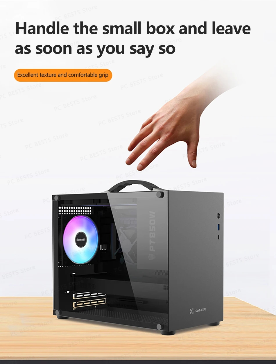 เมนบอร์ดพาวเวอร์ซัพพลาย X100 Mini-ITX MATX USB3.0 Type-C ขนาดเล็ก แบบ ...