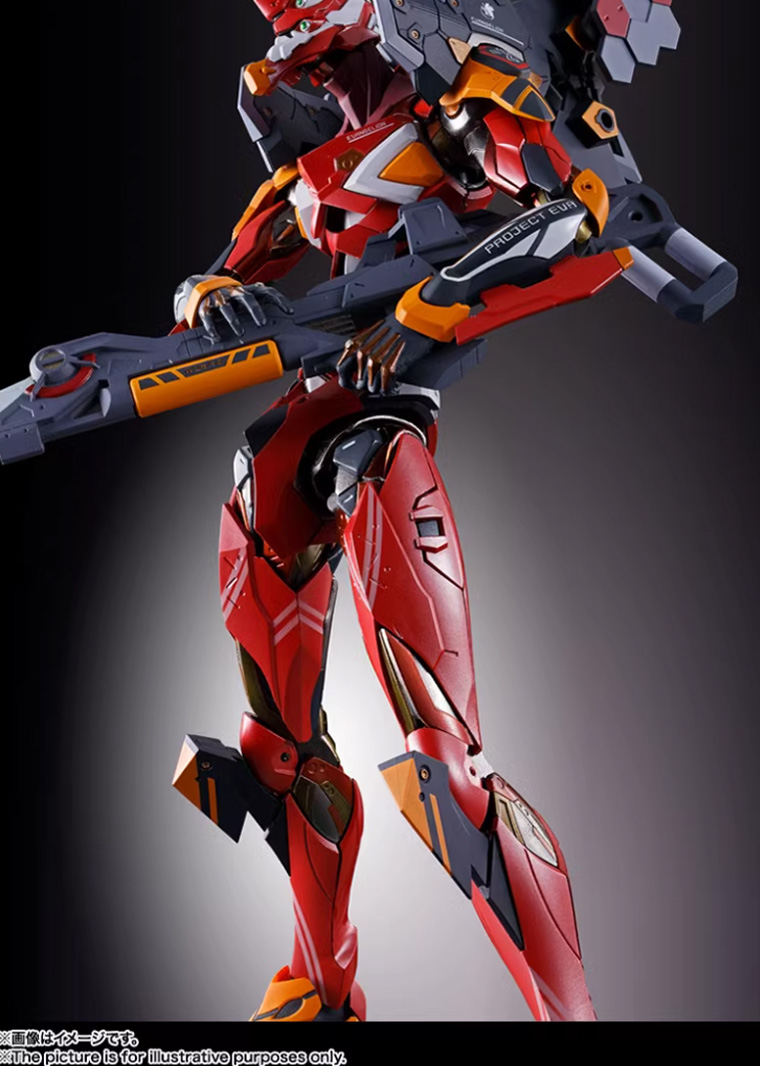 Bandai ตัวต่อโลหะ EVA 02 Evangelion No. 2 EVA 02 ผลิตภัณฑ์สําเร็จรูป ...