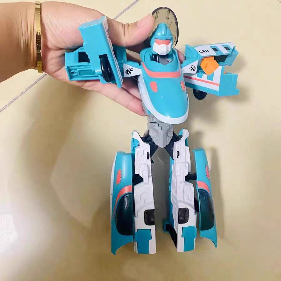 โมเดลหุ่นยนต์รถไฟ Mecha Transforming Train Fit Robot Boy King Kong ของ ...