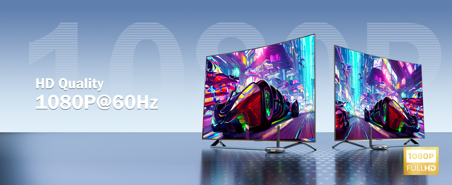 Lemorele R1Y 1080P 60HZ ไร้สาย Expender HDMI เครื่องส่งสัญญาณและตัวรับ ...