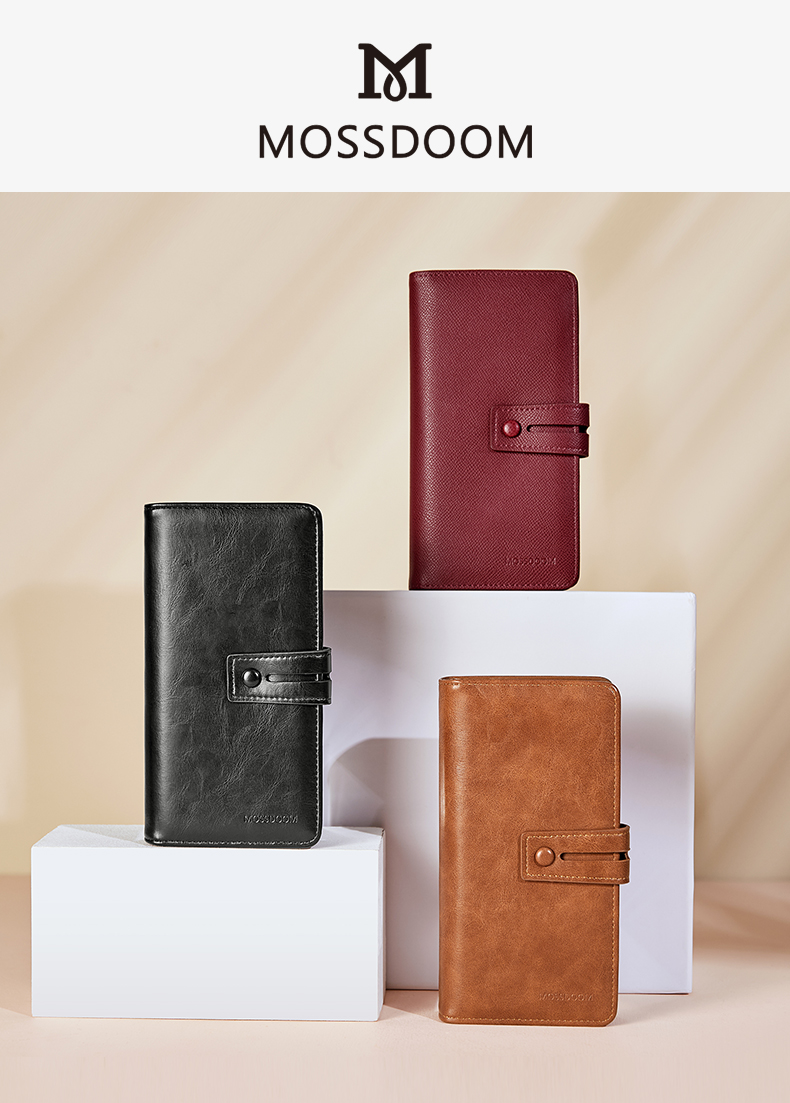 MOSSDOOM Dompet Wanita Serbaguna กระเป๋าสตางค์ใบยาว กระเป๋าสตางค์ ...