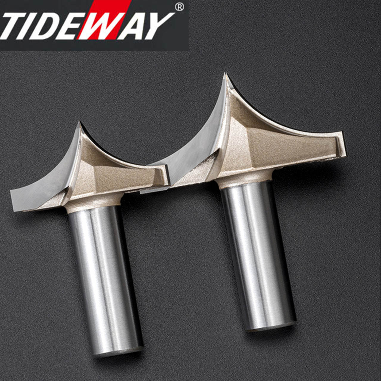Tideway ดอกเร้าเตอร์ทังสเตนคาร์ไบด์ CNC ก้านกลม สําหรับงานไม้ 1/2 ...