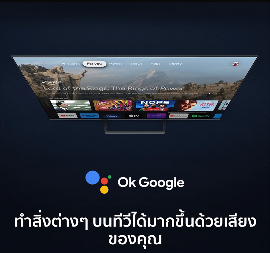 XIAOMI TV ทีวี ขนาด 43 นิ้ว 4K Google สมาร์ท TV รุ่น 43A Pro Full-screen design Mihome control Google/Netflix&Youtube&WeTV HDR