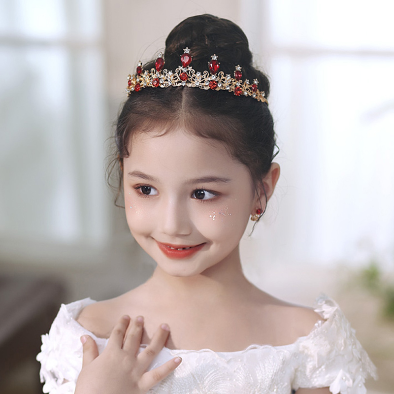 มงกุฎมงกุฎเจ้าหญิง ประดับคริสตัล พลอยเทียม สําหรับเด็ก และผู้ใหญ่ ...