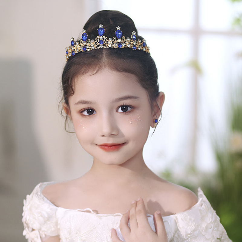 มงกุฎมงกุฎเจ้าหญิง ประดับคริสตัล พลอยเทียม สําหรับเด็ก และผู้ใหญ่ ...