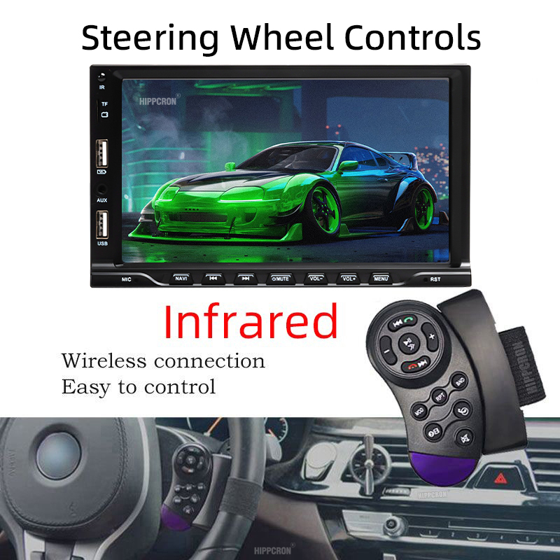 Central Multimedia Carplay 1 Din 7 นิ้ว MP5 บลูทูธ USB/AUX/TF ...