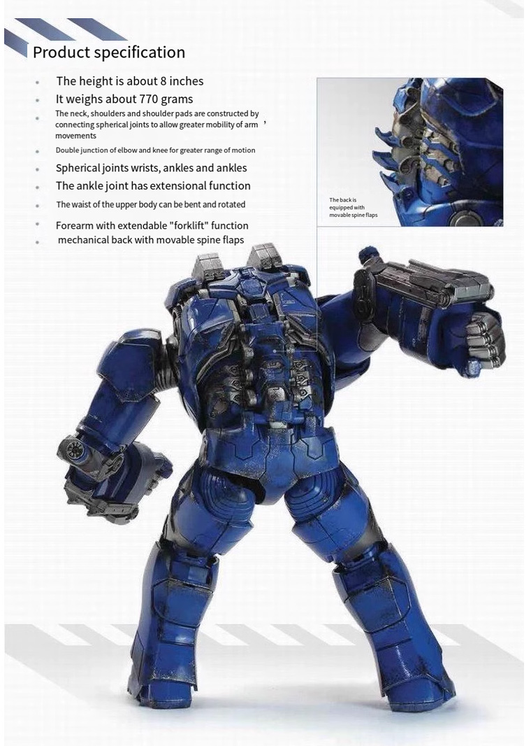 Comicave MK38 โมเดลฟิกเกอร์ Iron Man MK38 Iguo อัลลอย เรือง Comicave MK38 โมเดลฟิกเกอร์ Iron Man MK38 Iguo อัลลอย เรือง