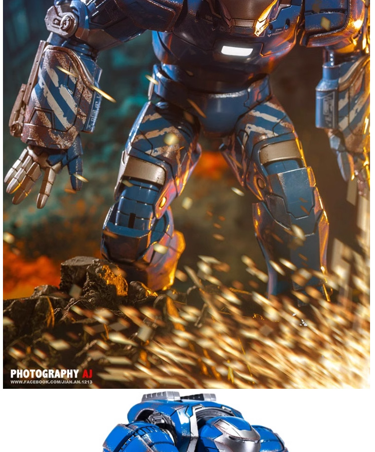 Comicave MK38 โมเดลฟิกเกอร์ Iron Man MK38 Iguo อัลลอย เรือง Comicave MK38 โมเดลฟิกเกอร์ Iron Man MK38 Iguo อัลลอย เรือง