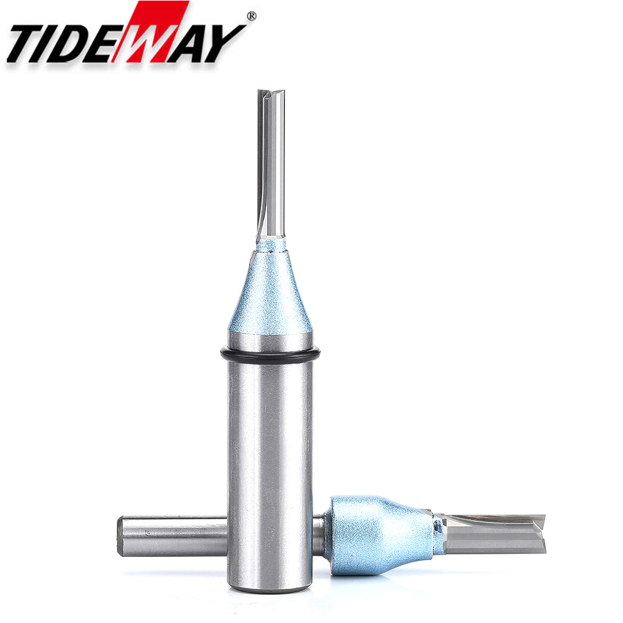 Tideway ดอกเร้าเตอร์ ก้าน 1/2 TCT 2 ฟลุต CNC สําหรับงานไม้ แกะสลักไม้ ...