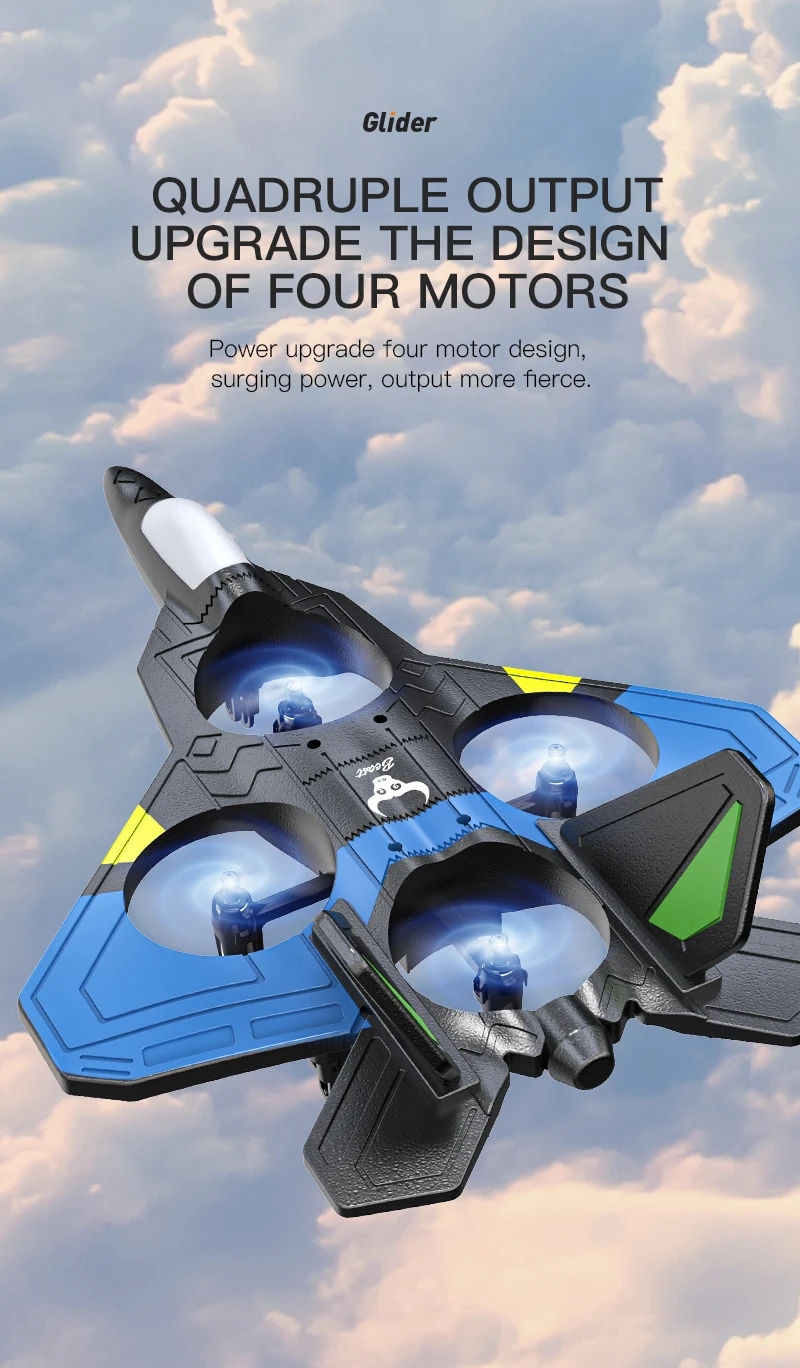แนวตั ้ ง Takeoff เครื ่ องบินรีโมทคอนโทรลเครื ่ องบิน RC Fighter 6 แกน ...