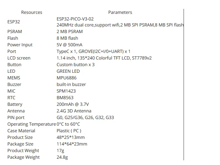 ⭐⭐⭐M5stack Official M5StickC PLUS2 ESP32 Mini IoT Development Kit