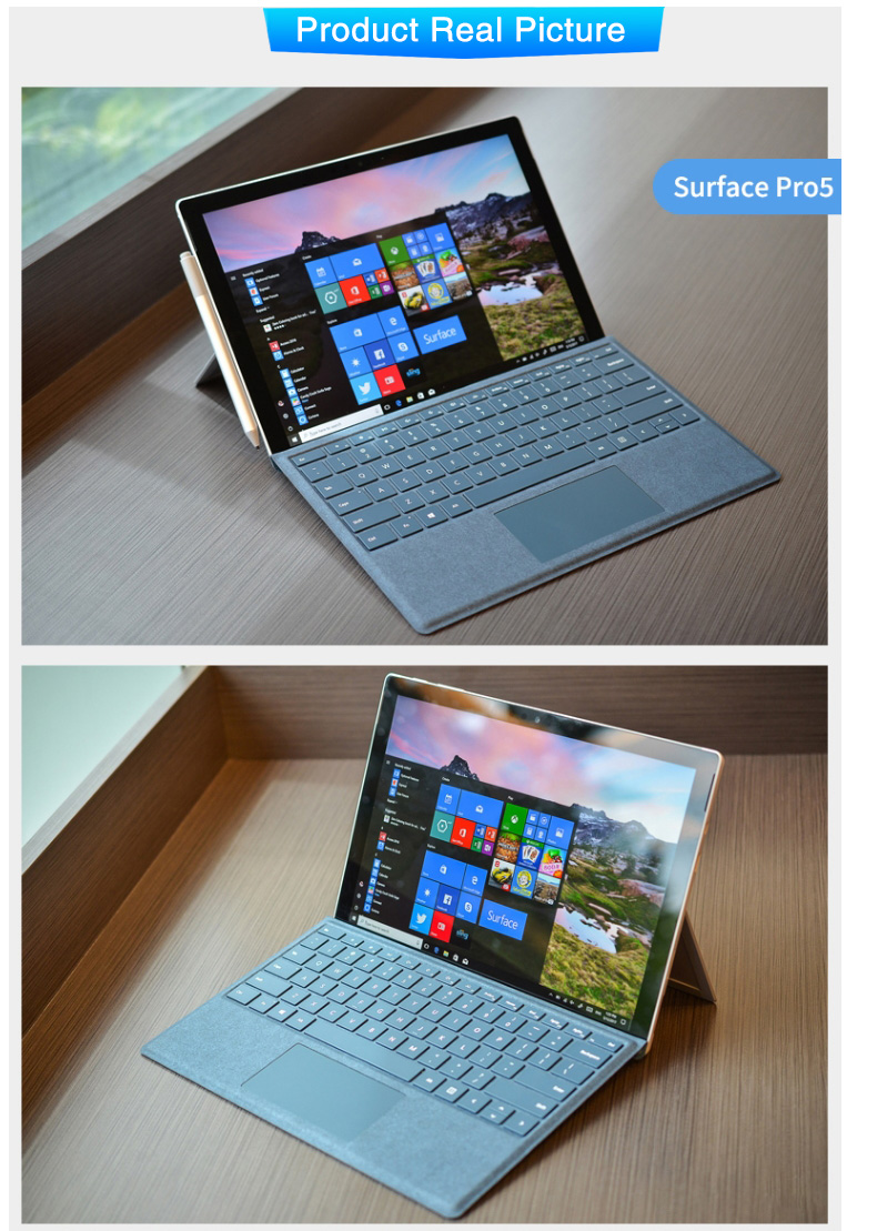 (ตกแต่งใหม่) Microsoft Surface Pro 4 Pro 3 Pro5 Pro6 Pro7 แล็ปท็อป 2 in ...